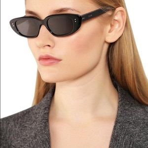 Celine CL40095U Oval Acetate Cateye Sunglasses